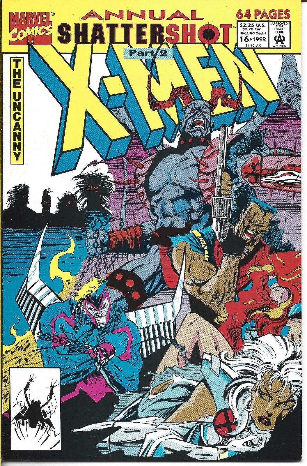 THE UNCANNY X-MEN ANNUAL #16 MARVEL COMICS 1992 BAGGED AND BOARDED