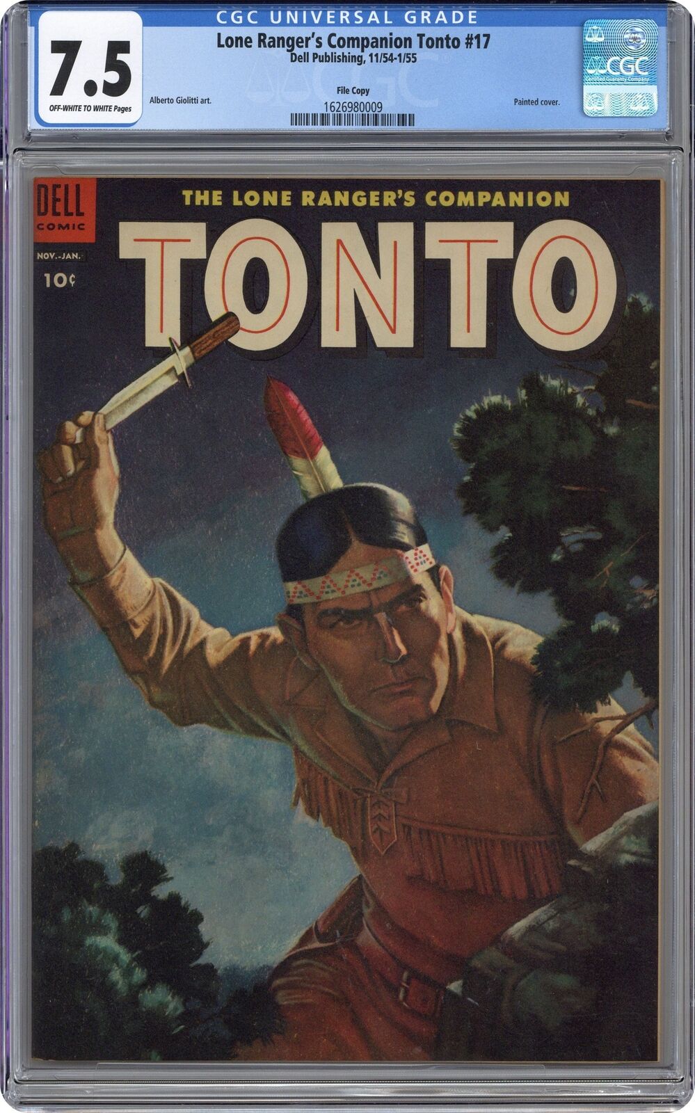 Lone Ranger\'s Companion Tonto #17 CGC 7.5 1955 1626980009