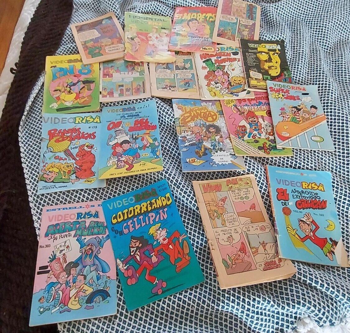Big Lot of VideoRisa Comics From Mexico