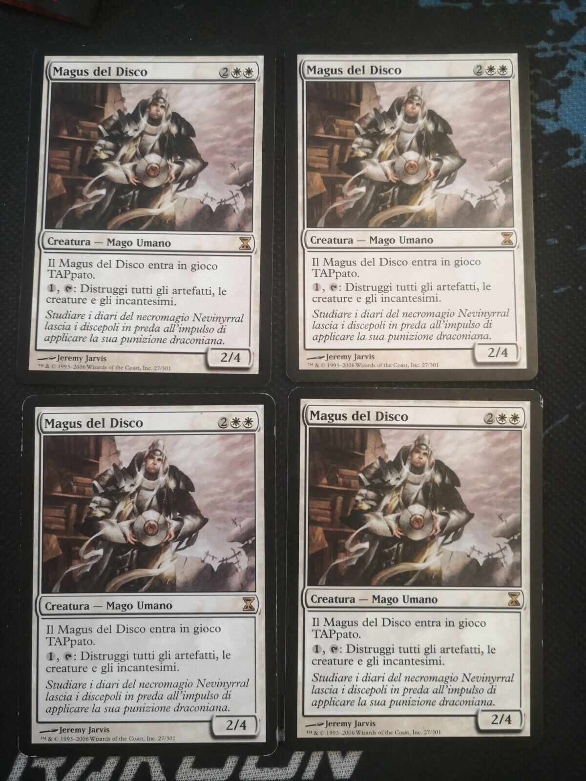 MTG 4X Magus del Disco - 4X Magus of the Disk - Time Spiral