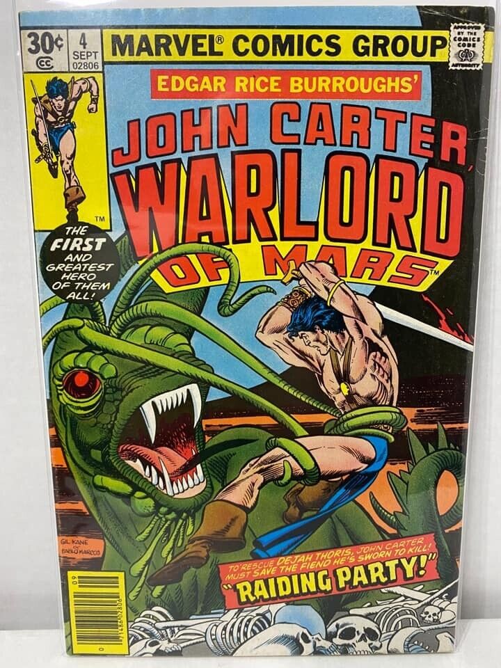 34125: Marvel Comics JOHN CARTER #4 Fine Plus Grade