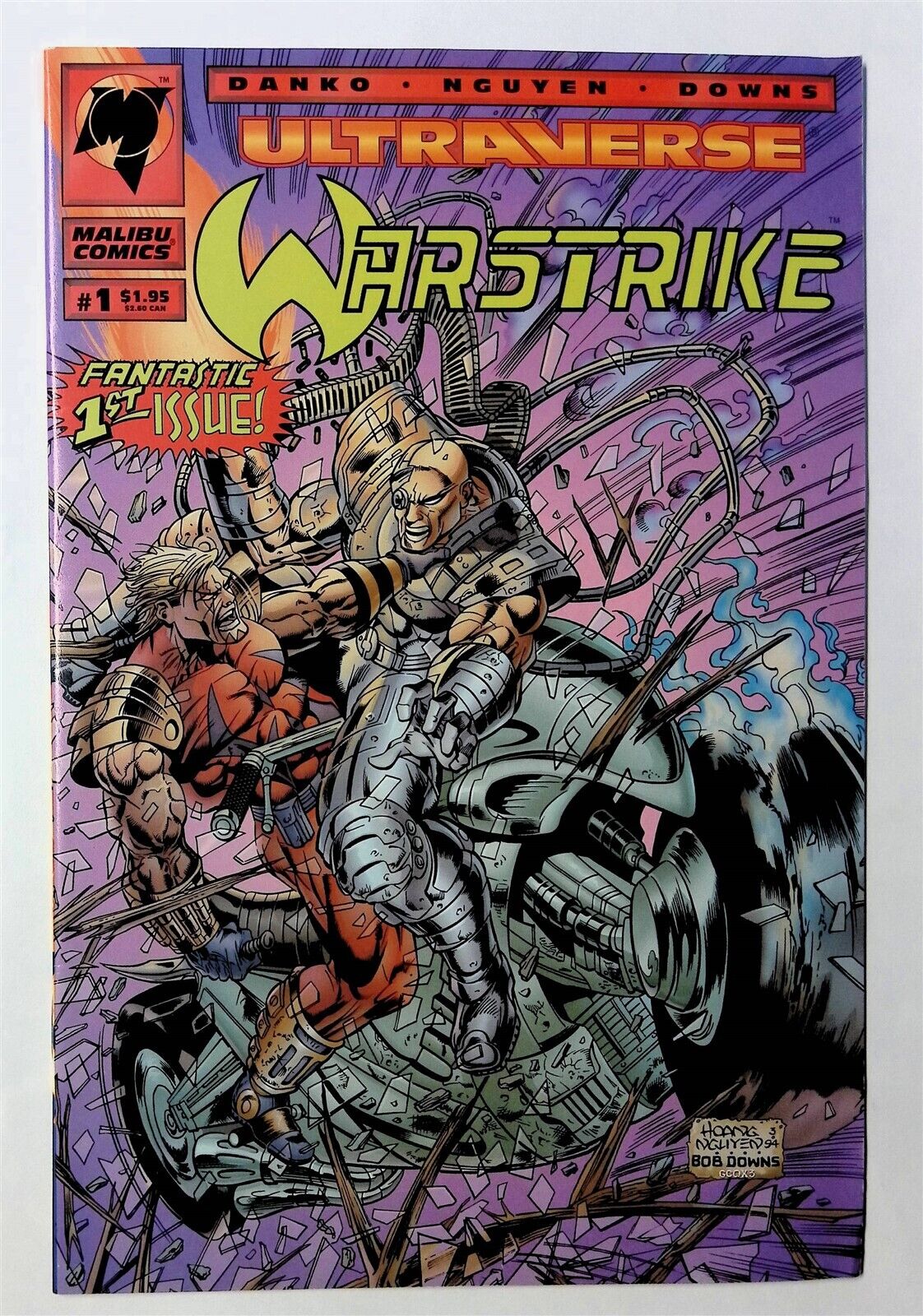 Warstrike #1/B (Dec 1994, Malibu) VF-