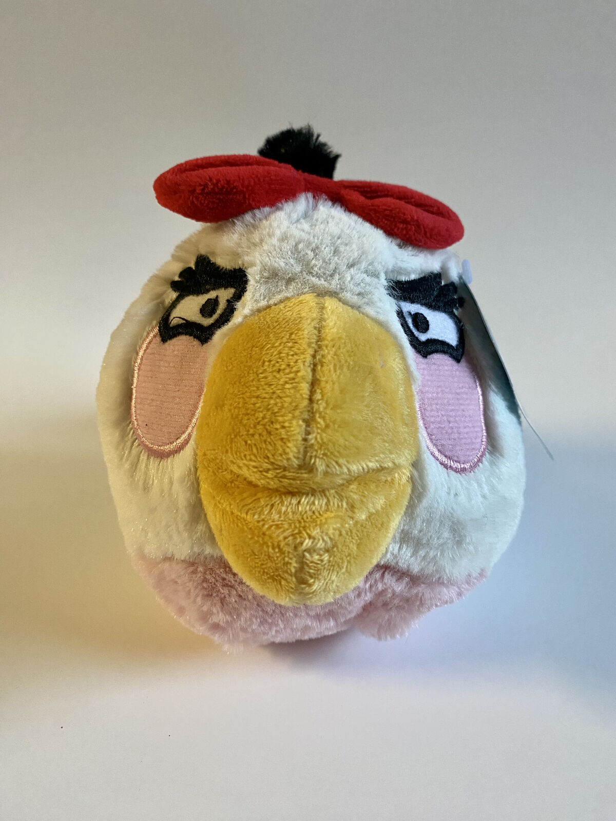 Matilda 6 Inch Female White Bird With Bow Angry Birds Plush Toy - Brand NEW