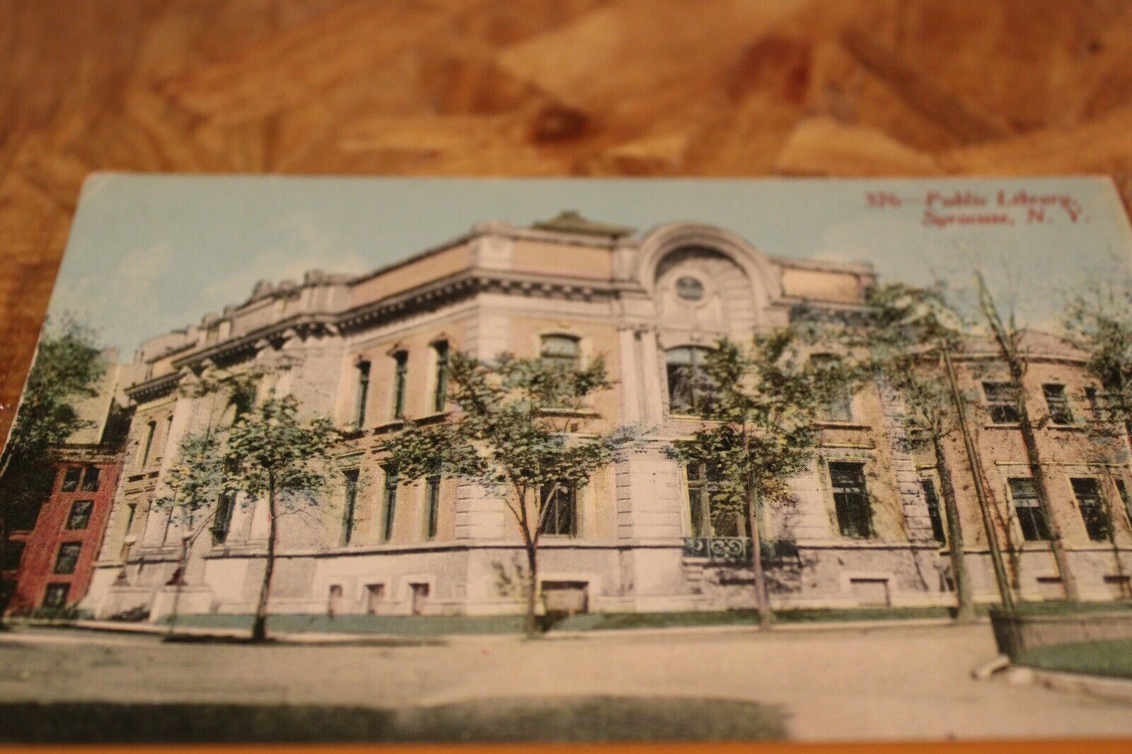 Postcard-X-Public Library, Syracuse, N. Y.-Divided Back-Unposted