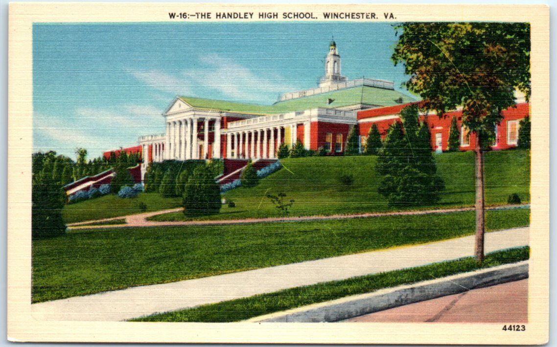 Postcard - Handley High School, Winchester, Virginia