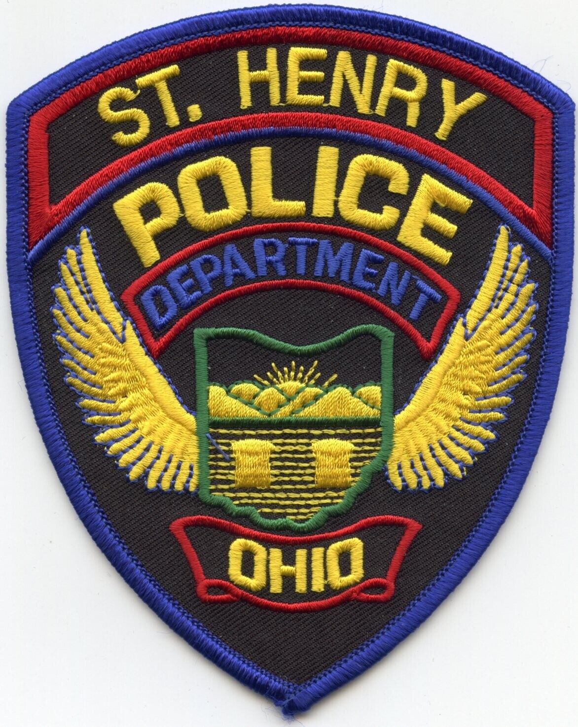 SAINT ST HENRY OHIO POLICE PATCH