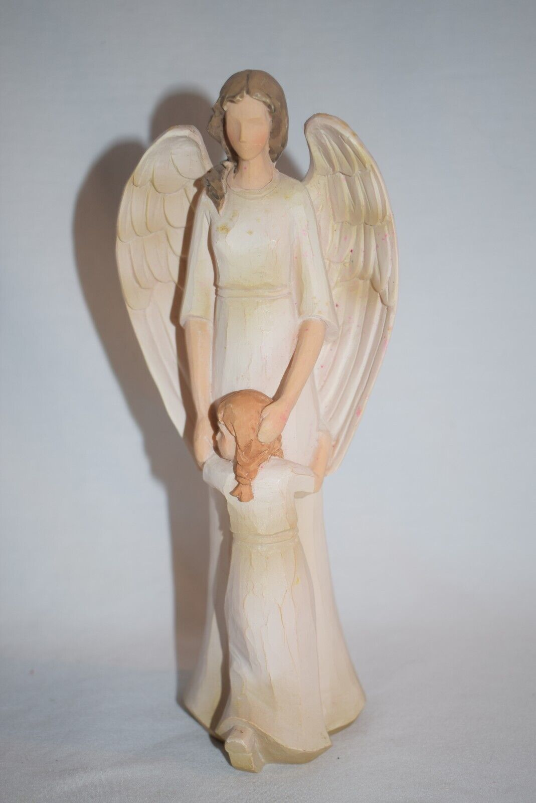 2006 Seagull Studios Guardian Angel with Child Figurine