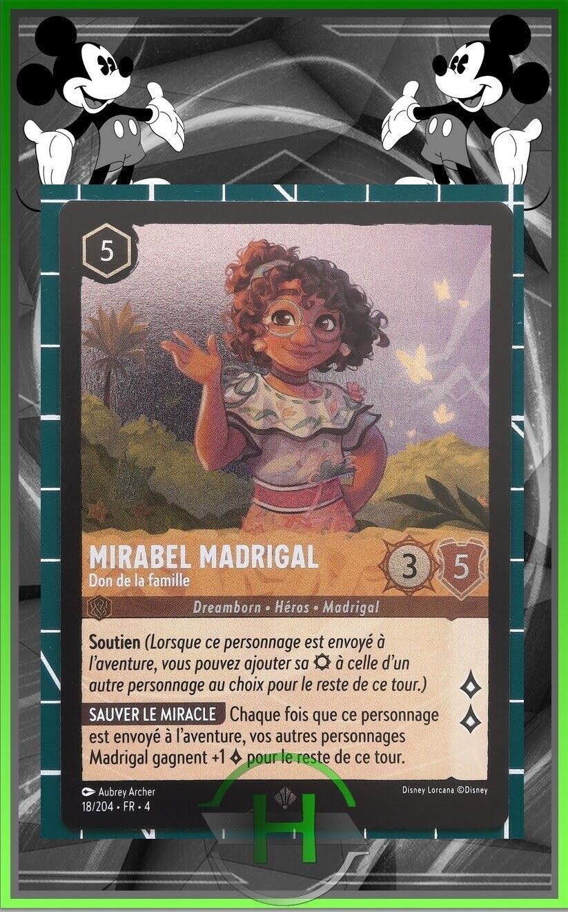 Mirabel Madrigal FOIL - 18/204 - Chapter 4 - New French Lorcana Card