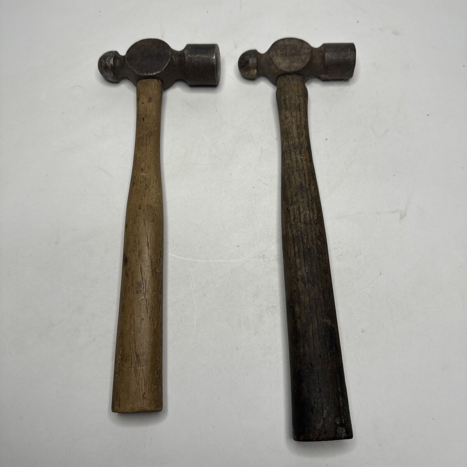 TWO VINTAGE BALL PEIN HAMMERS