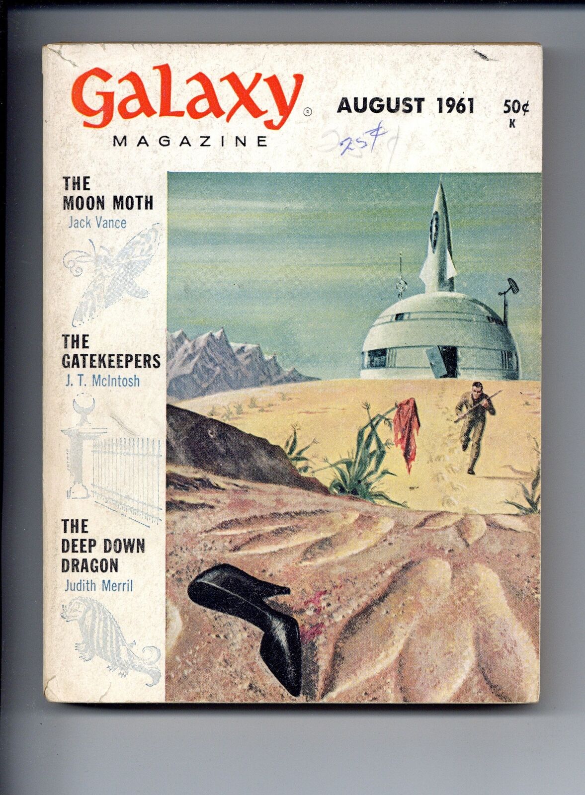 Galaxy Science Fiction Vol. 19 #6 GD/VG 3.0 1961 Low Grade