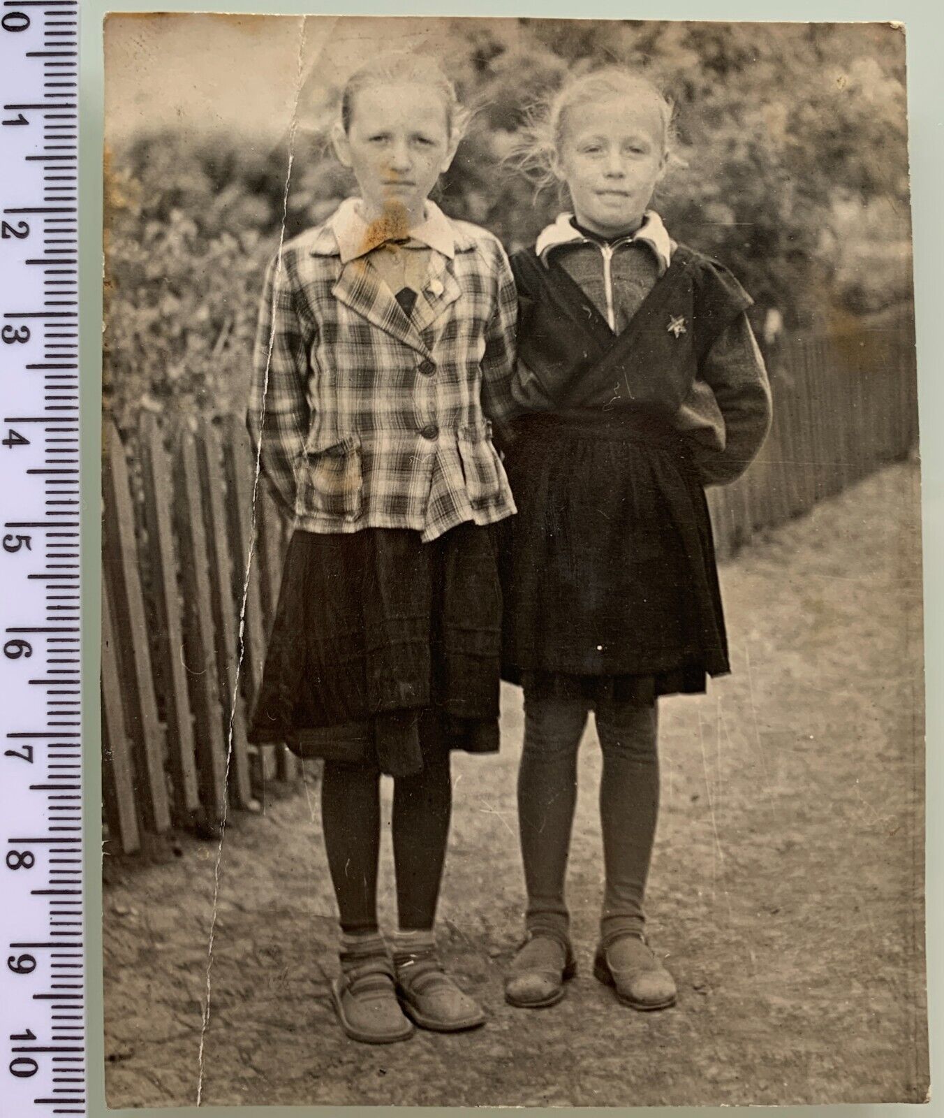 1964 Soviet Schoolgirl Uniform Pretty Young Girl USSR Pioneer Vintage Photo