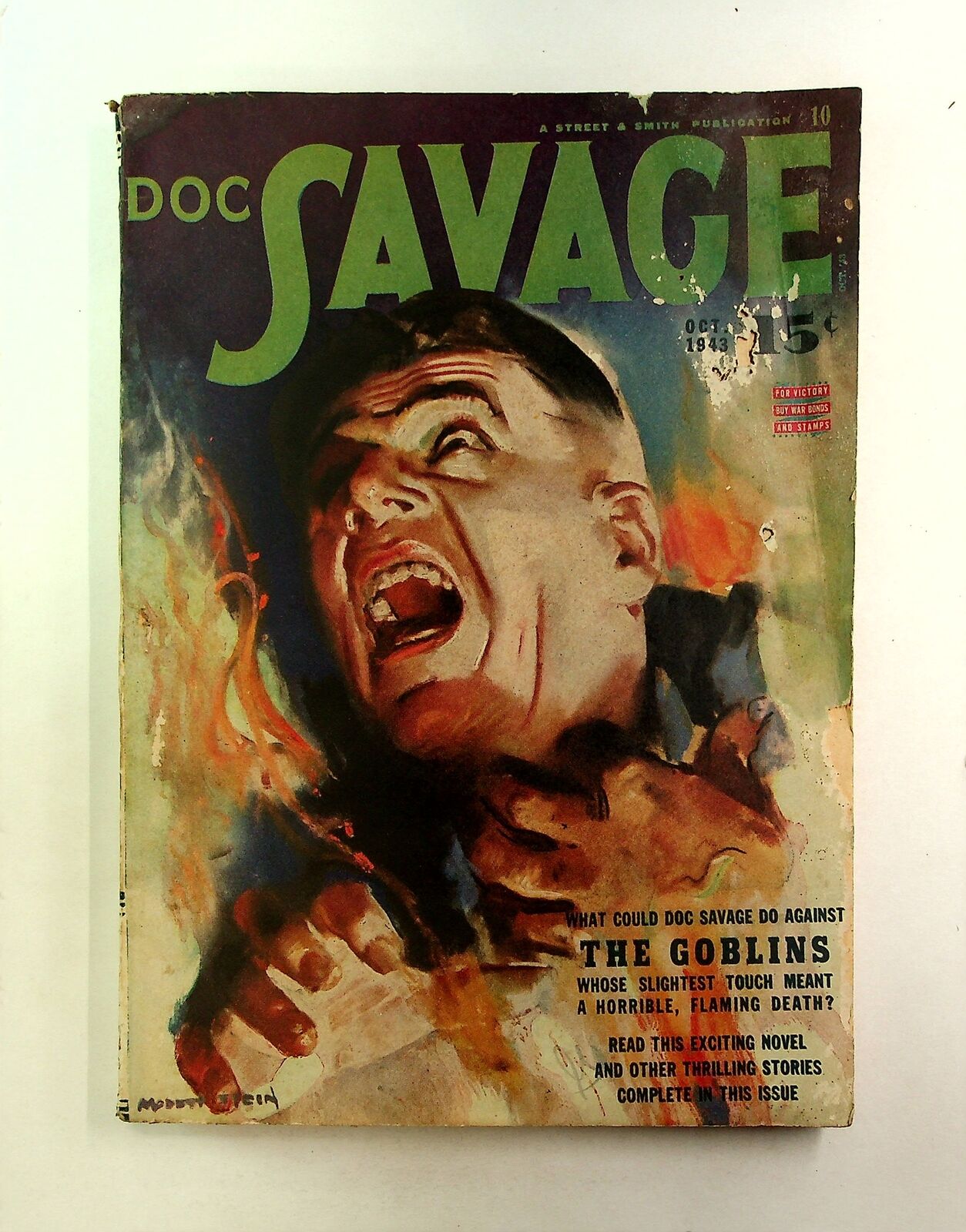 Doc Savage Pulp Vol. 22 #2 GD/VG 3.0 1943