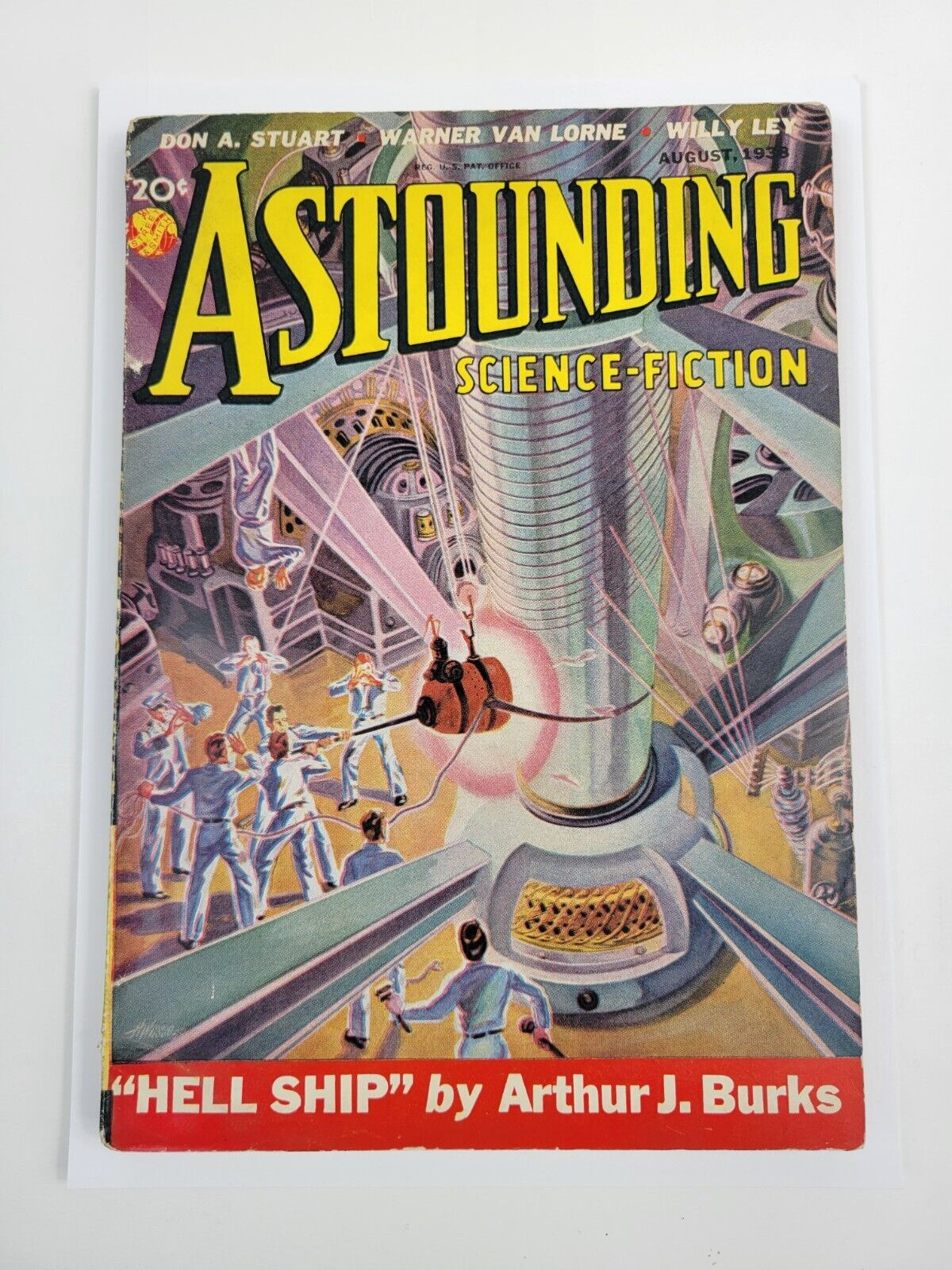 Astounding Science Fiction Pulp Magazine August 1938 