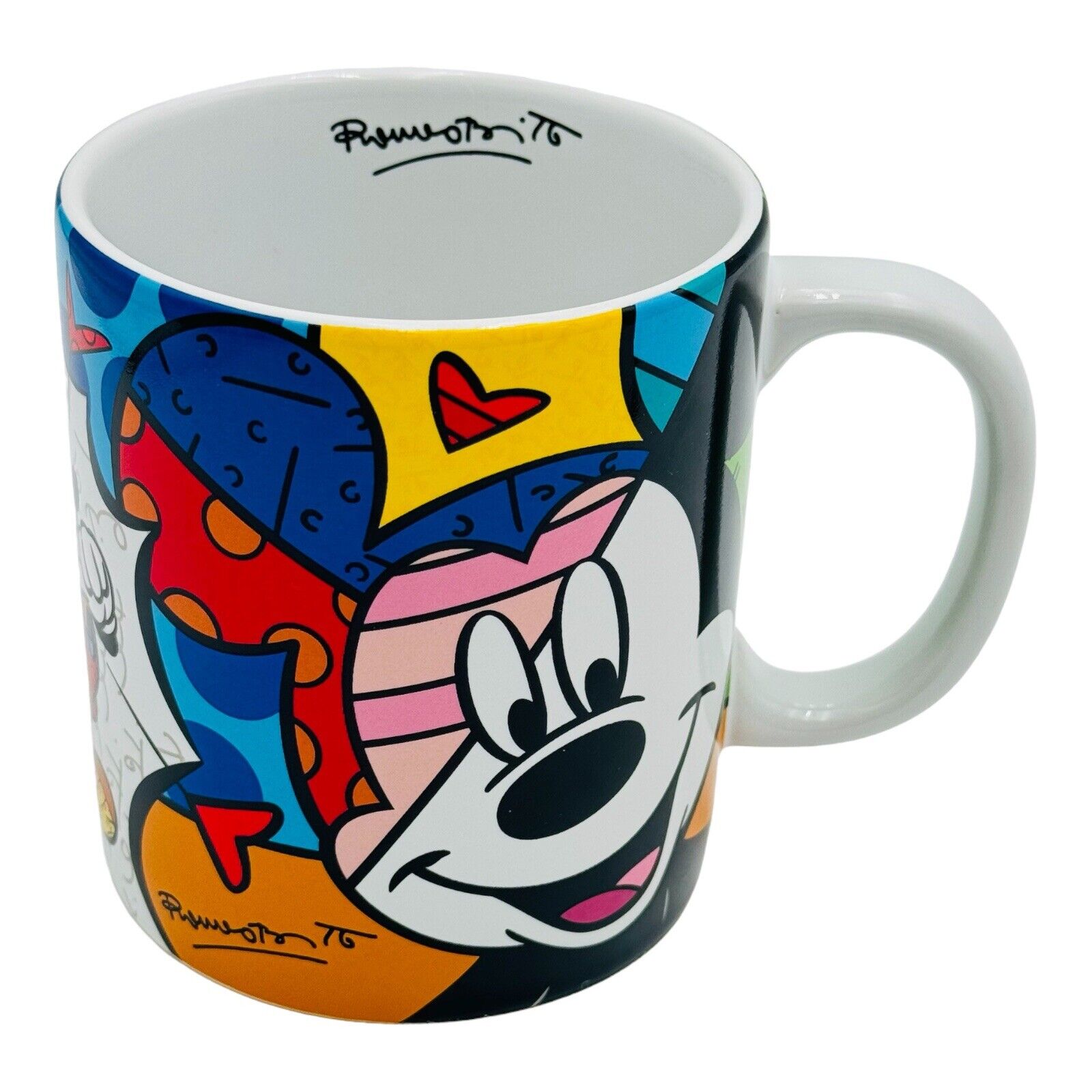 Disney Mickey Mouse Romero Britto Mug 2011 Large Coffee Mug