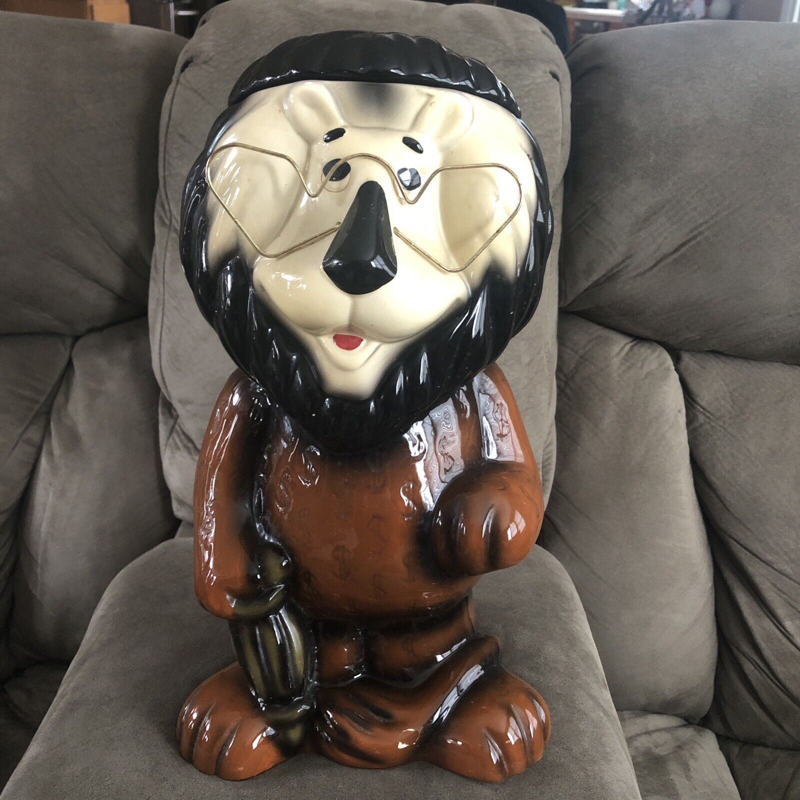 Lefton Hubert The Lion Cookie Jar Limited Edition 11,650 Of 20000 14 1/4\
