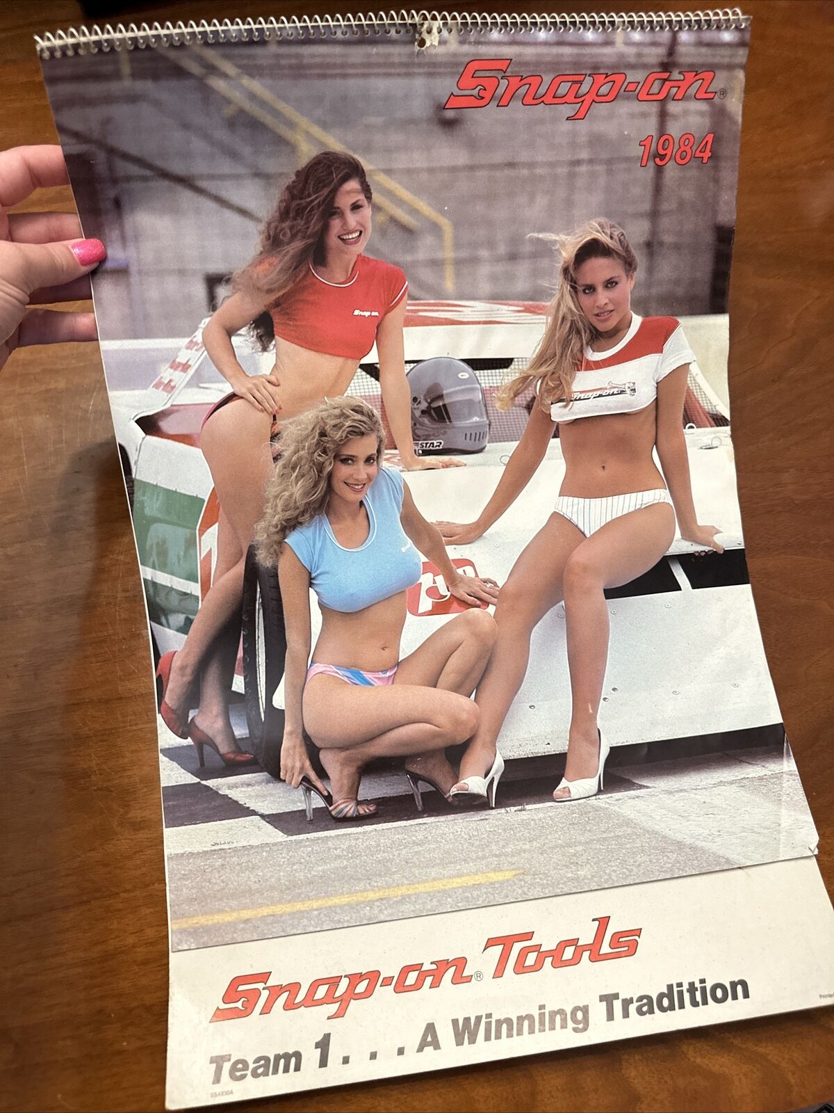 Vintage 1984 SNAP-ON TOOLS Calendar Original 21\