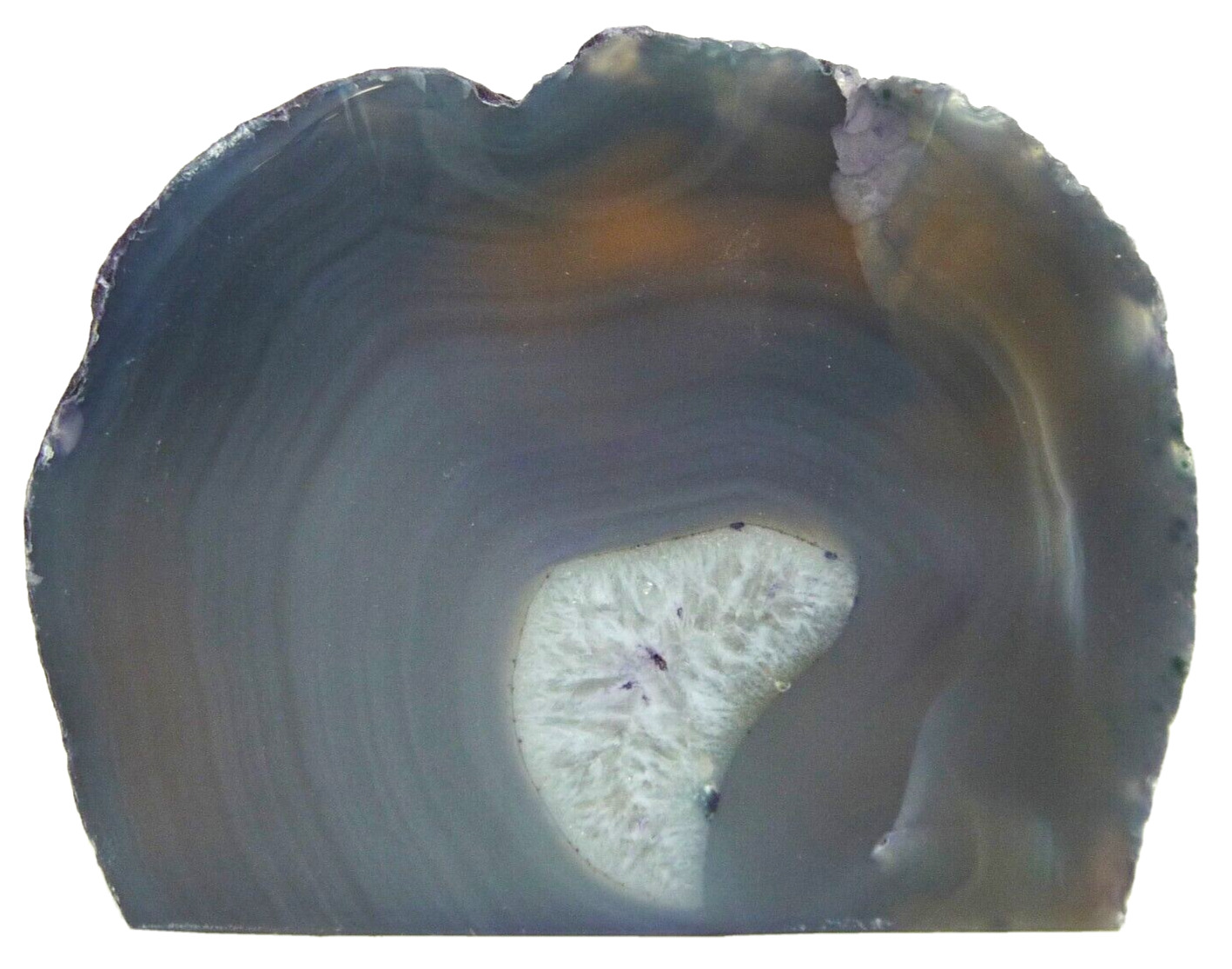 Purple Agate Polished Freestand 310 grams Stone