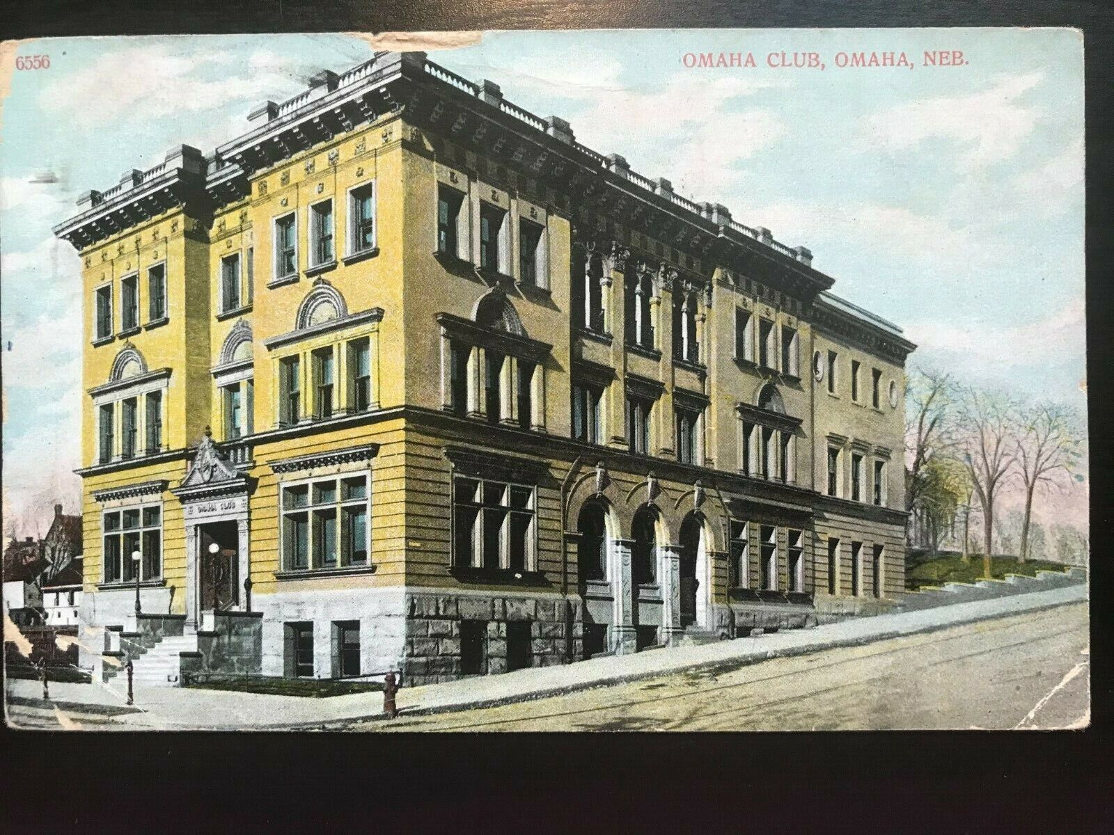 Vintage Postcard 1907 Omaha Club Omaha Nebraska