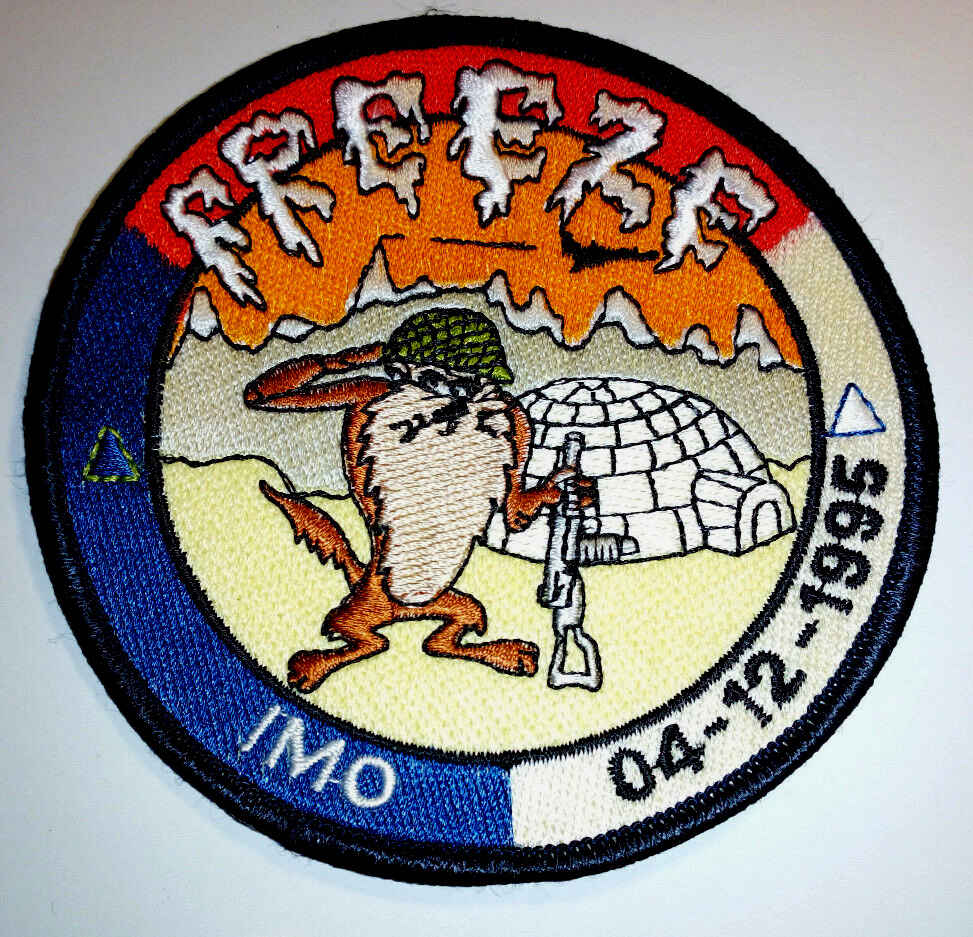 1995 IMO International Military Operation FREEZE Patch Badge Crest