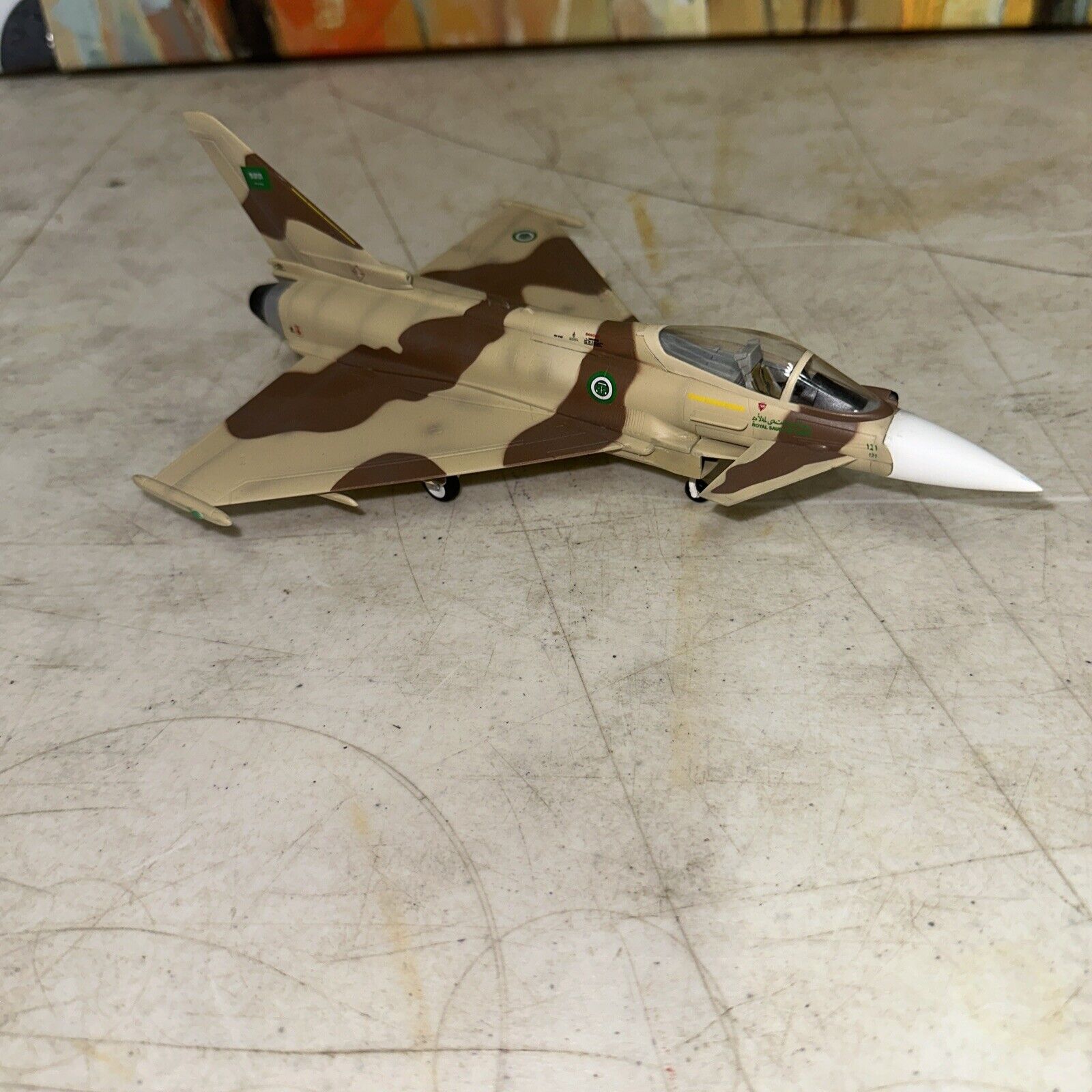 1:72 Easy Model EF-2000A SAUDI AIR FORCE Fighter Aircraft No Stand Or Box
