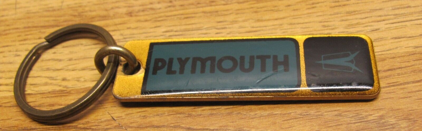 Vintage PLYMOUTH Key Ring Key Chain Key Carrier