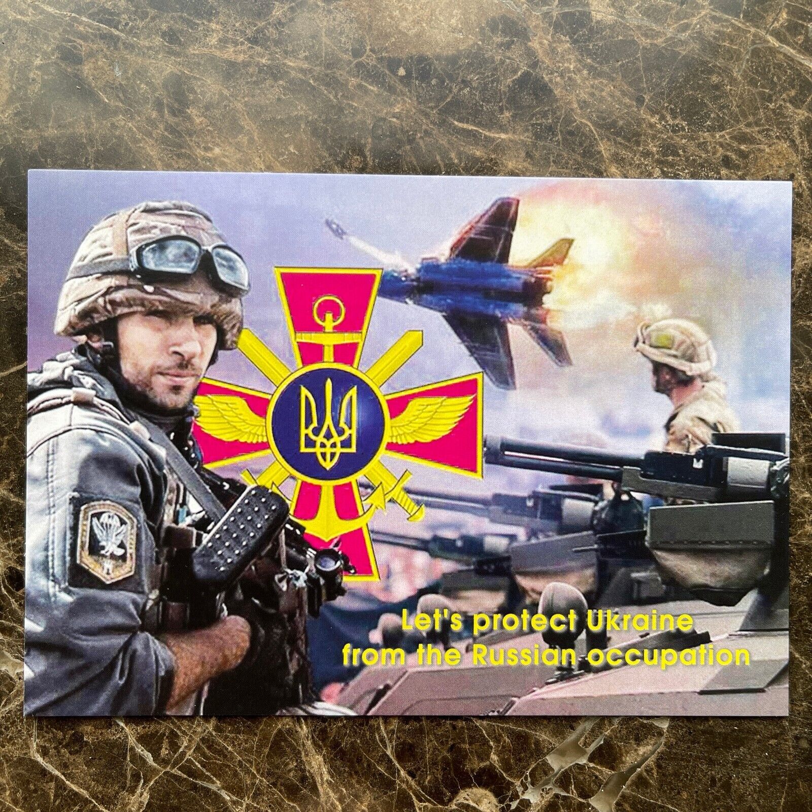 POSTCARD🇺🇦GLORY UKRAINE ARMY✅Armed Forces of Ukraine💙💛STOP RUSSIAN WAR 2022