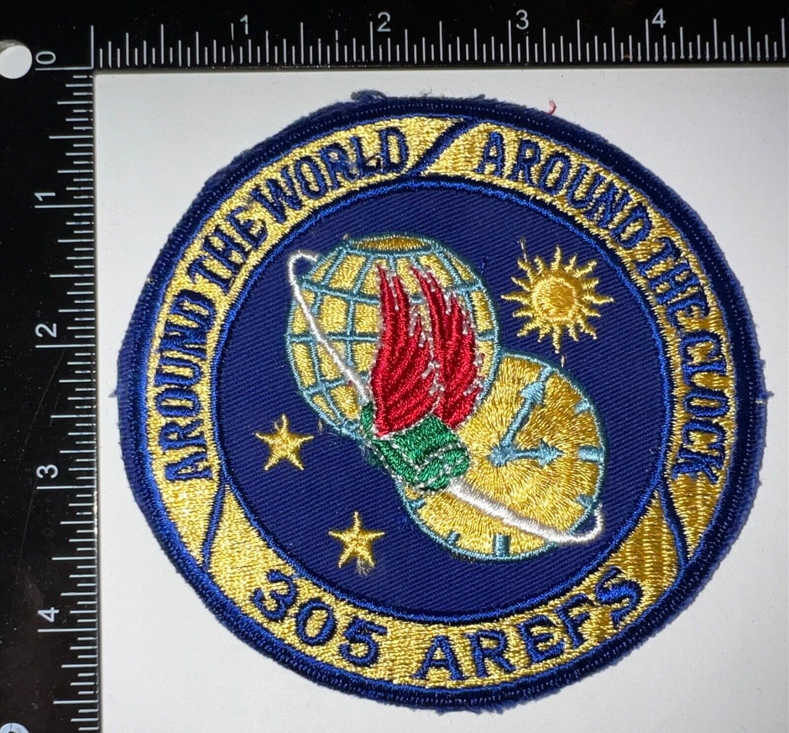 Cold War US Air Force USAF 305th AREFS Refueling Squadron Patch