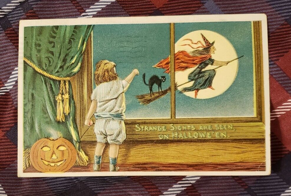 Antique Halloween Postcard 