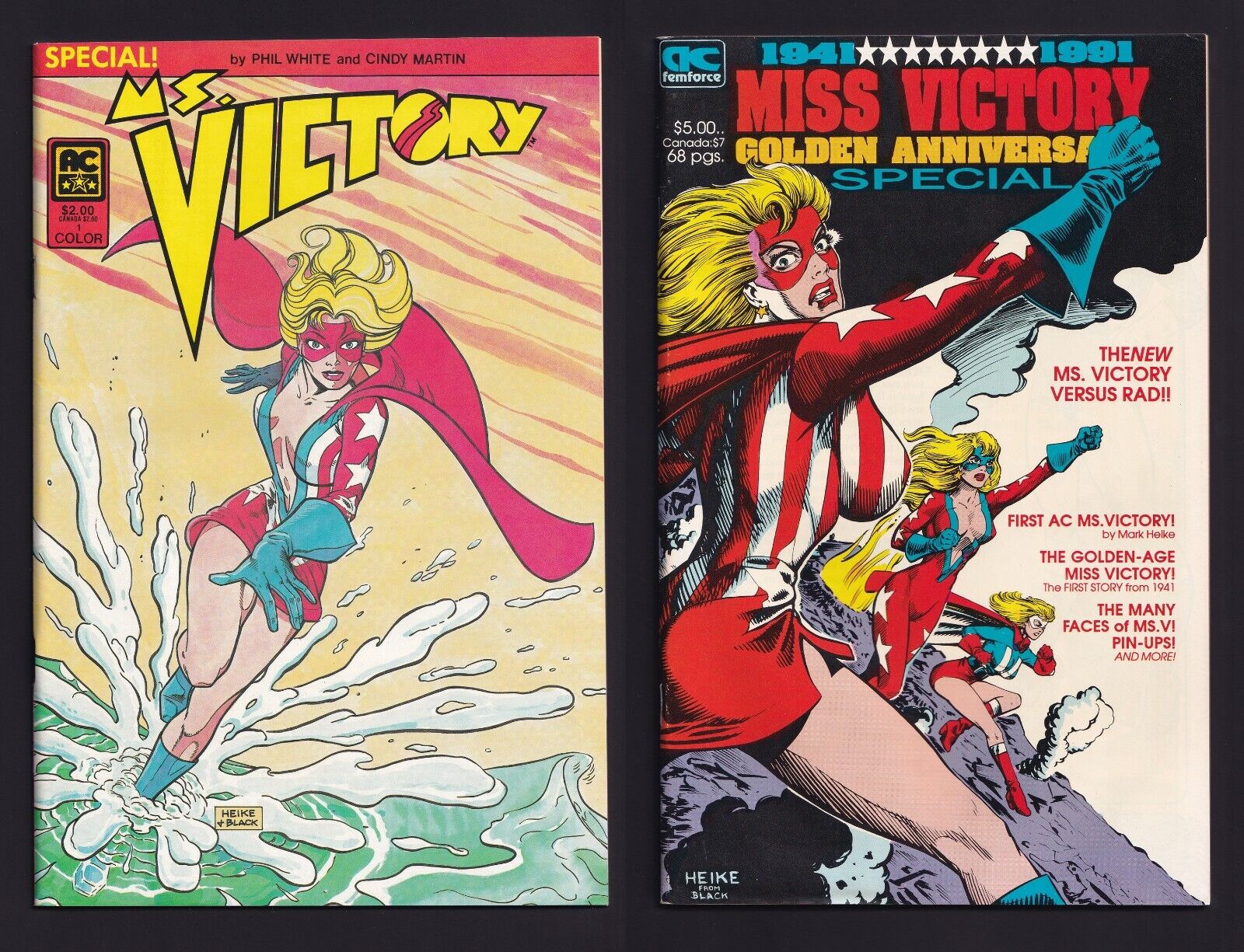 Ms. Victory Special #1/Miss Victory Golden Anniversary Special #1 AC Comics 1985