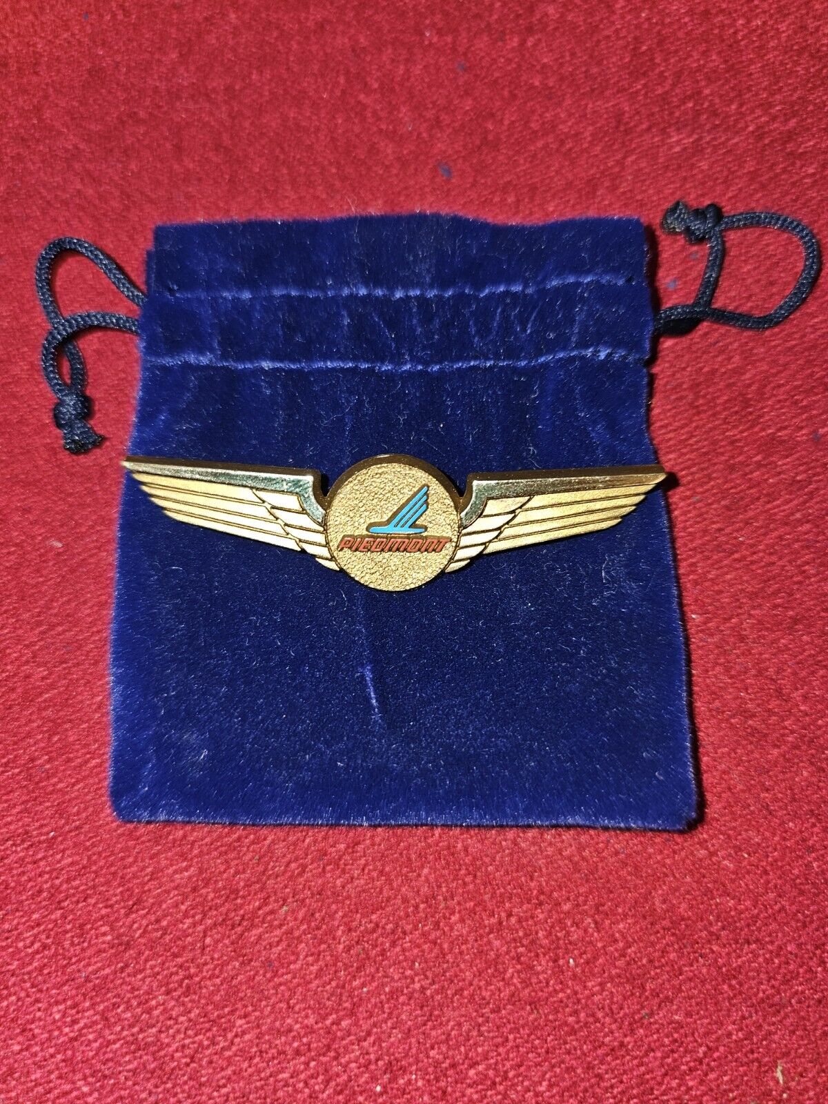Vintage 1948 Piedmont Wings With Original Felt Bag