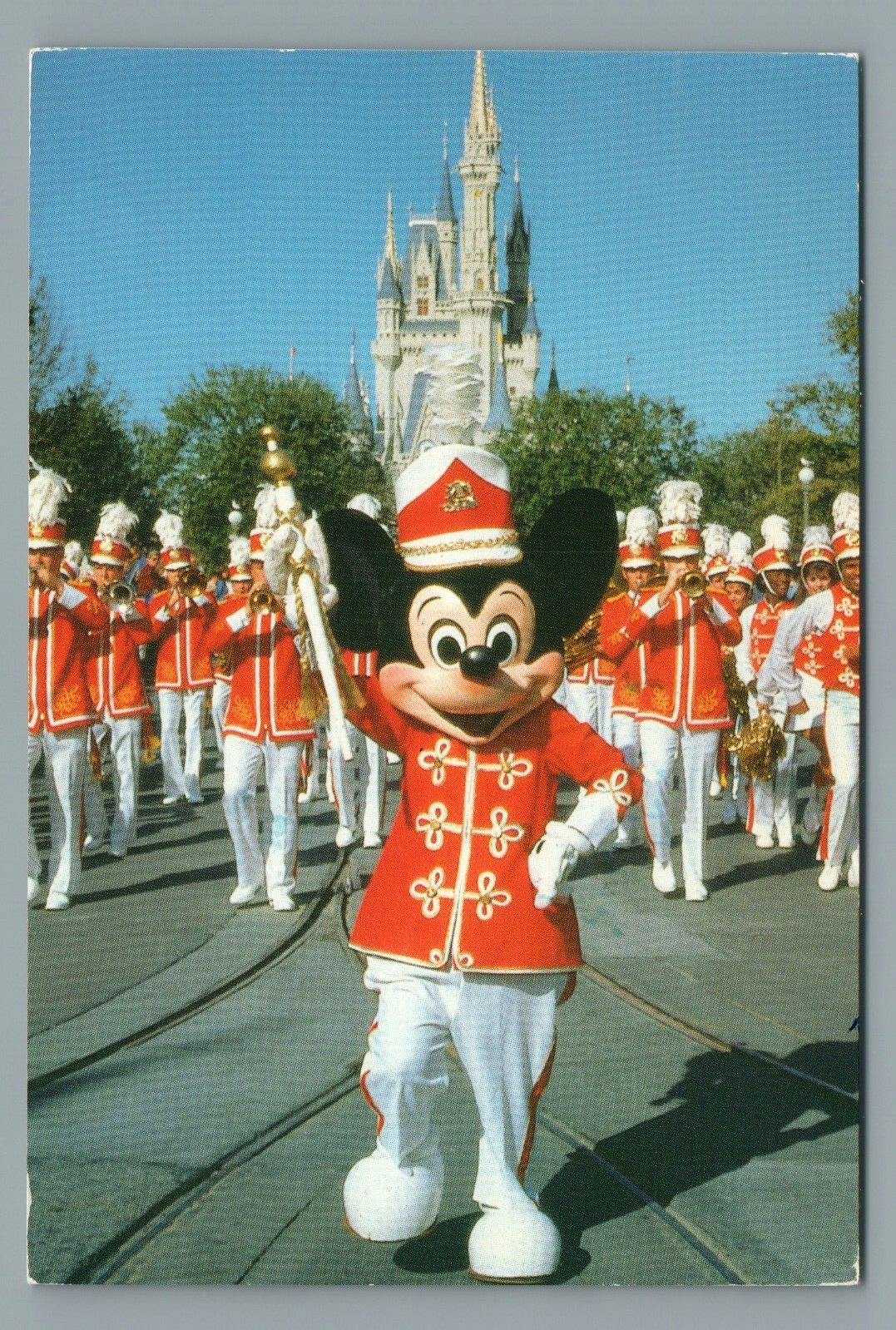 Strike Up The Band Mickey Mouse Walt Disney World Vintage Postcard
