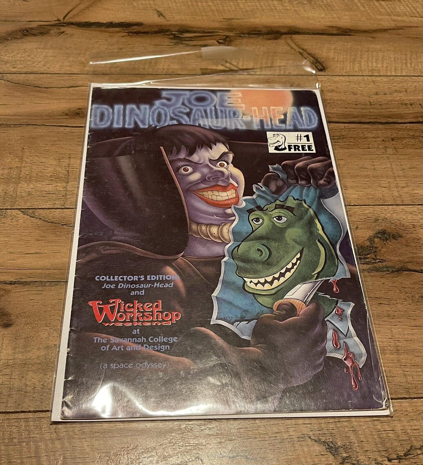 Joe Dinosaur-Head Collector\'s Edition Wicked Workshop Weekend ~ Bagged