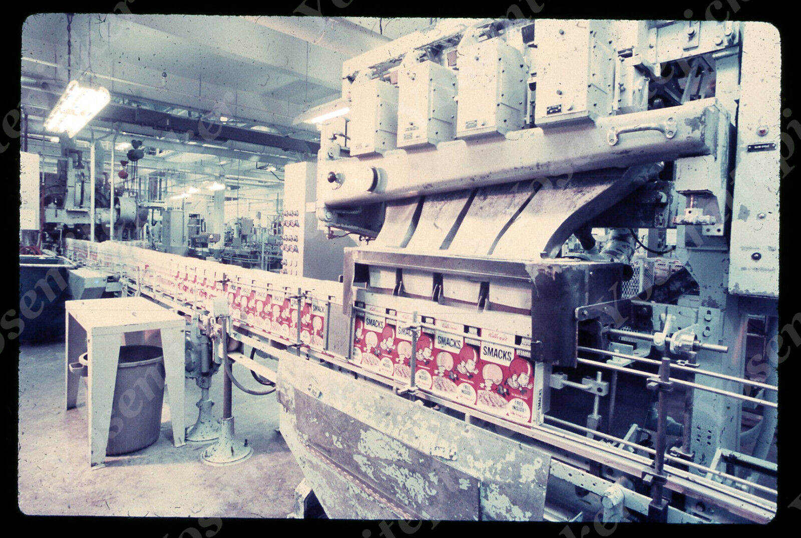 Sl87 Original Slide 1970\'s  Nebraska Omaha Kellogg\'s Factory cereal 662a