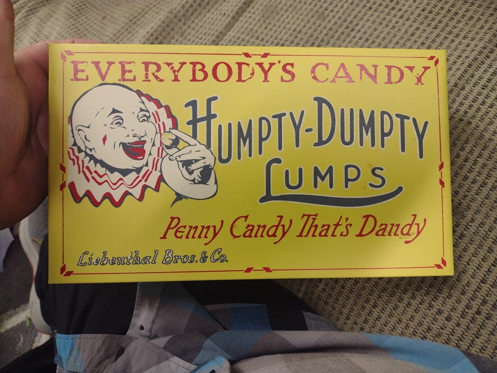 Humpty Dumpty Lumps  Candy Tin Box - 