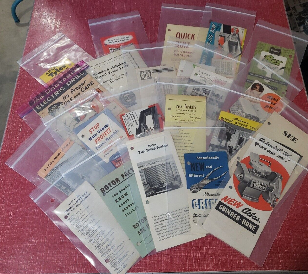 Lot of 22  Vintage Booklets, Pamphlets, instruction manuals, misc