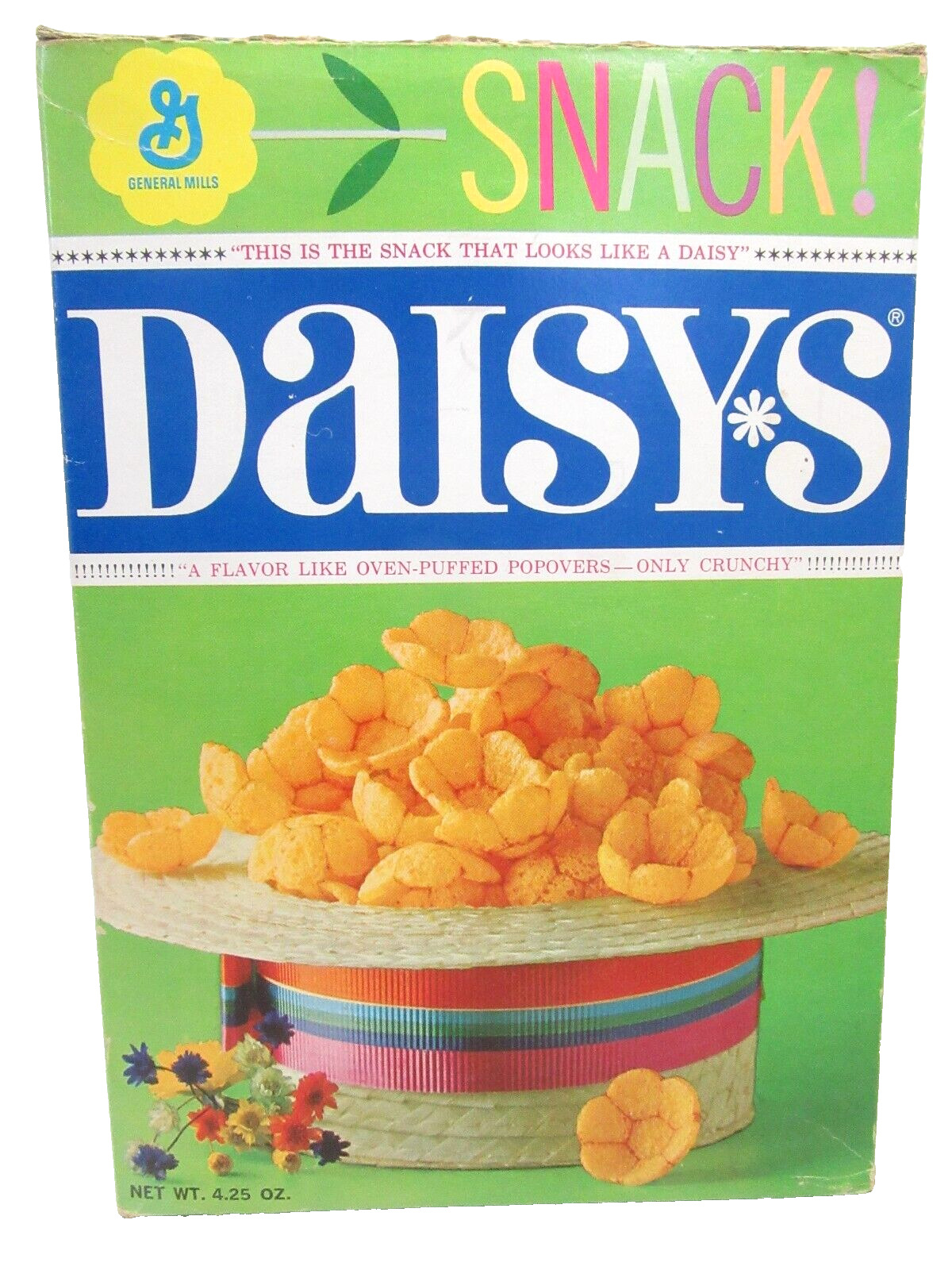Vintage Rare General Mills Daisys Snack Food Box Full Unopened Contents