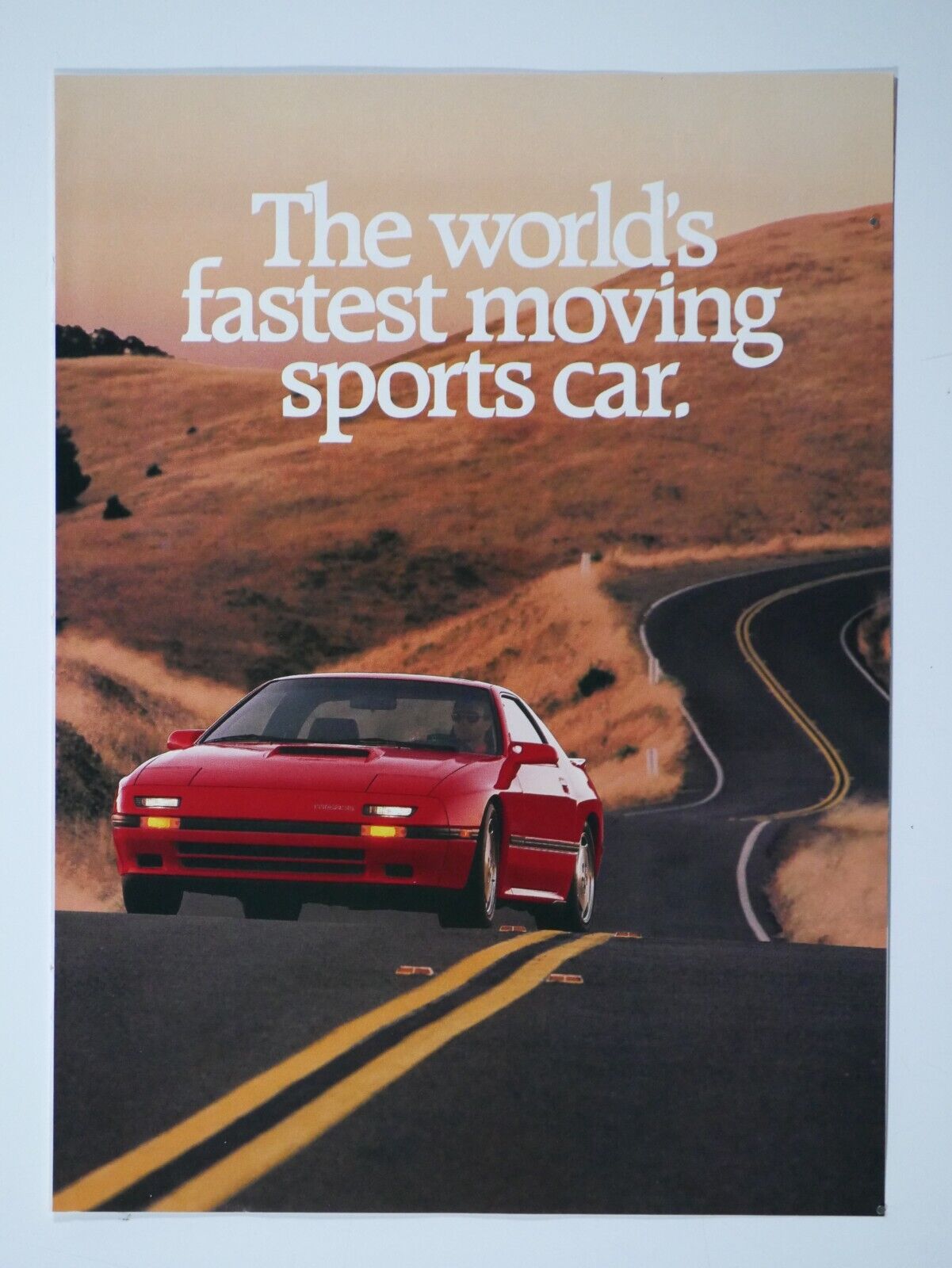 1989 Mazda Miata Vintage World\'s Fastest Sports Car Foldout Original 8.5 x 11\