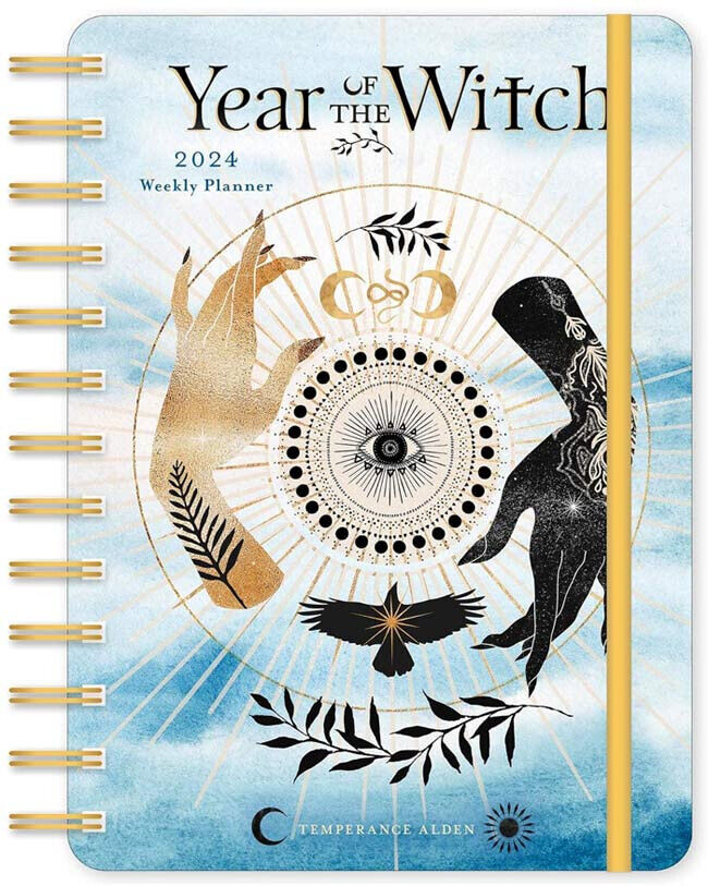 Year of the Witch 2024 Weekly Planner by Temperance Alden Spiralbound