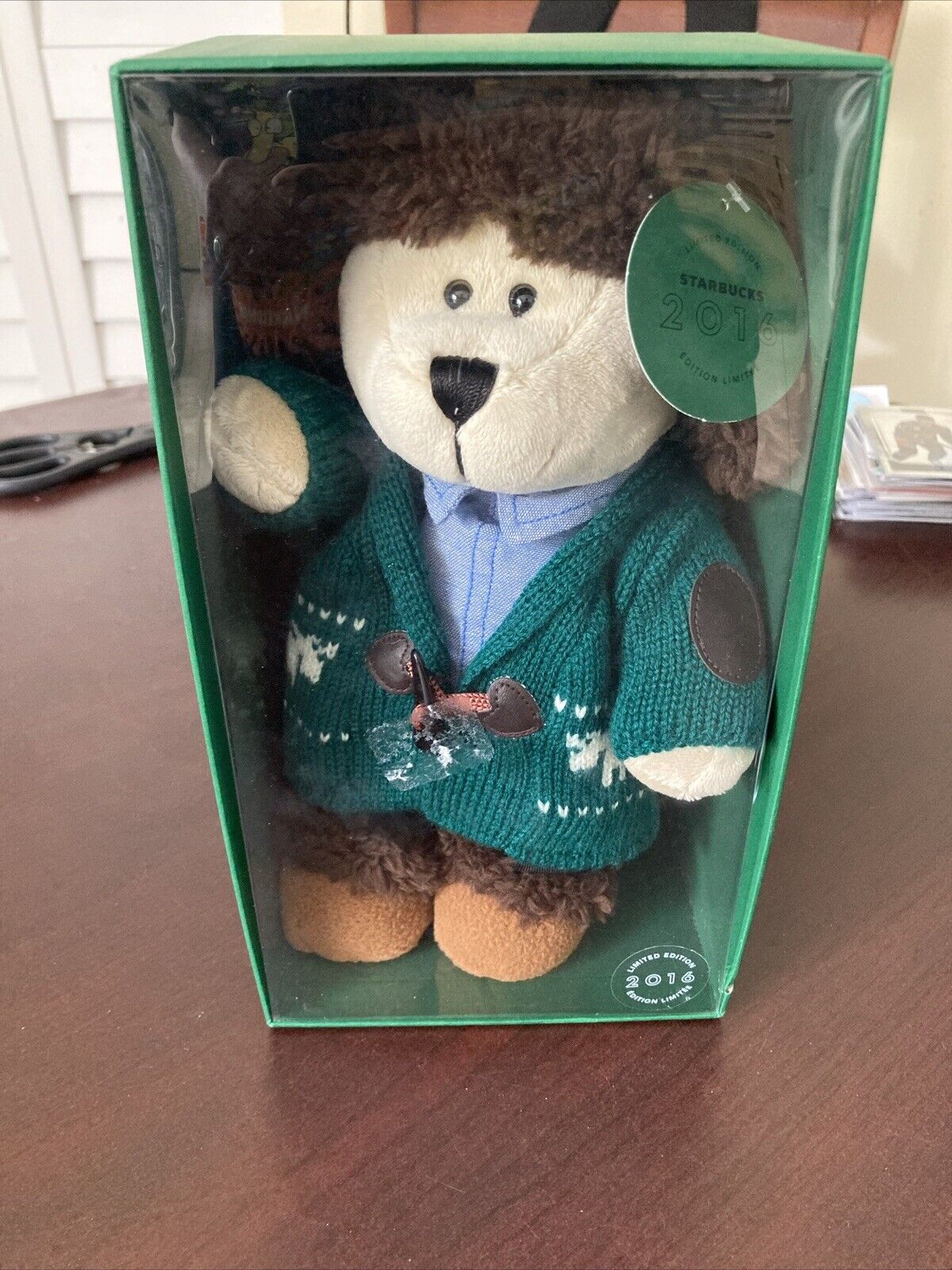 Starbucks Home for the Holidays Bearista Boy Bear 2016 Limited Edition, 10\