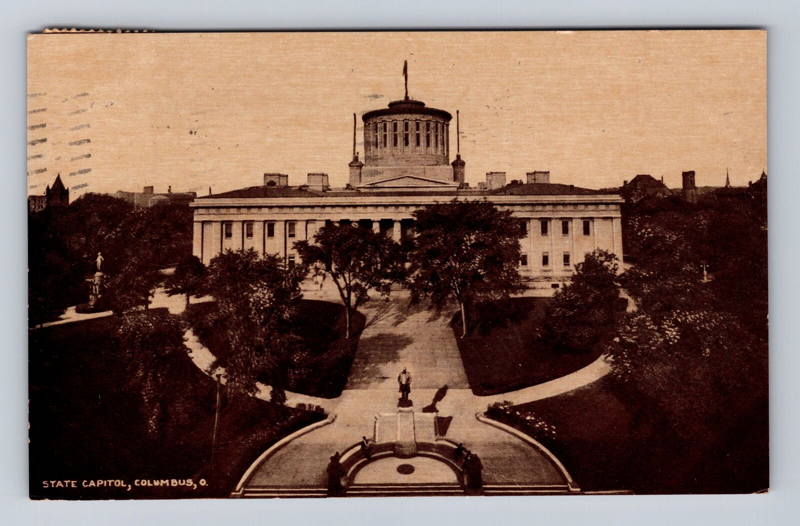 Columbus OH-Ohio, State Capitol, Antique Vintage c1910 Souvenir Postcard
