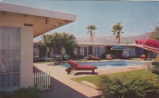 Postcard Twin Palms Lodge Palm Desert CA 
