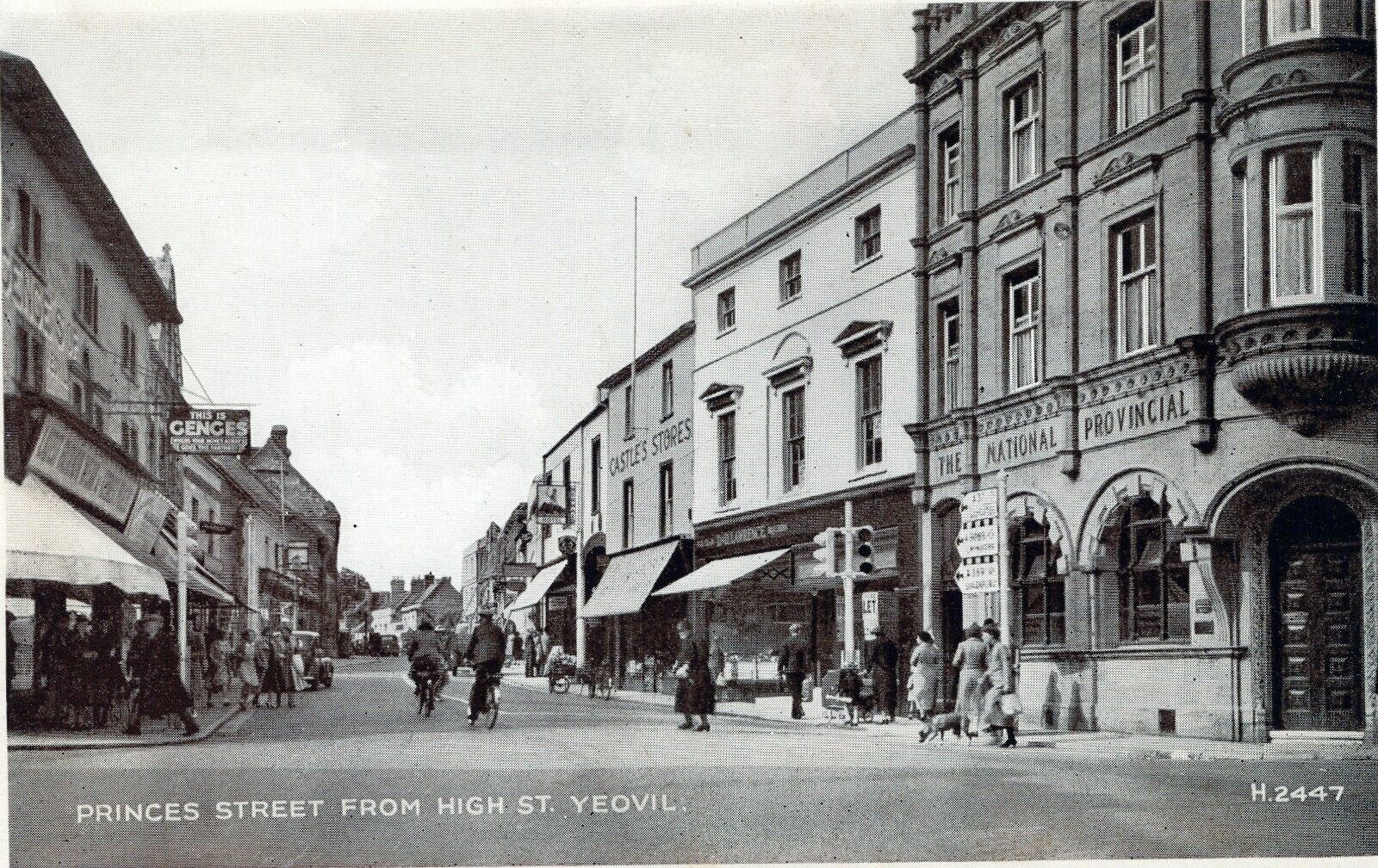 RPPC - Princes Street, Yeovil, England. Unposted Vintage Postcard