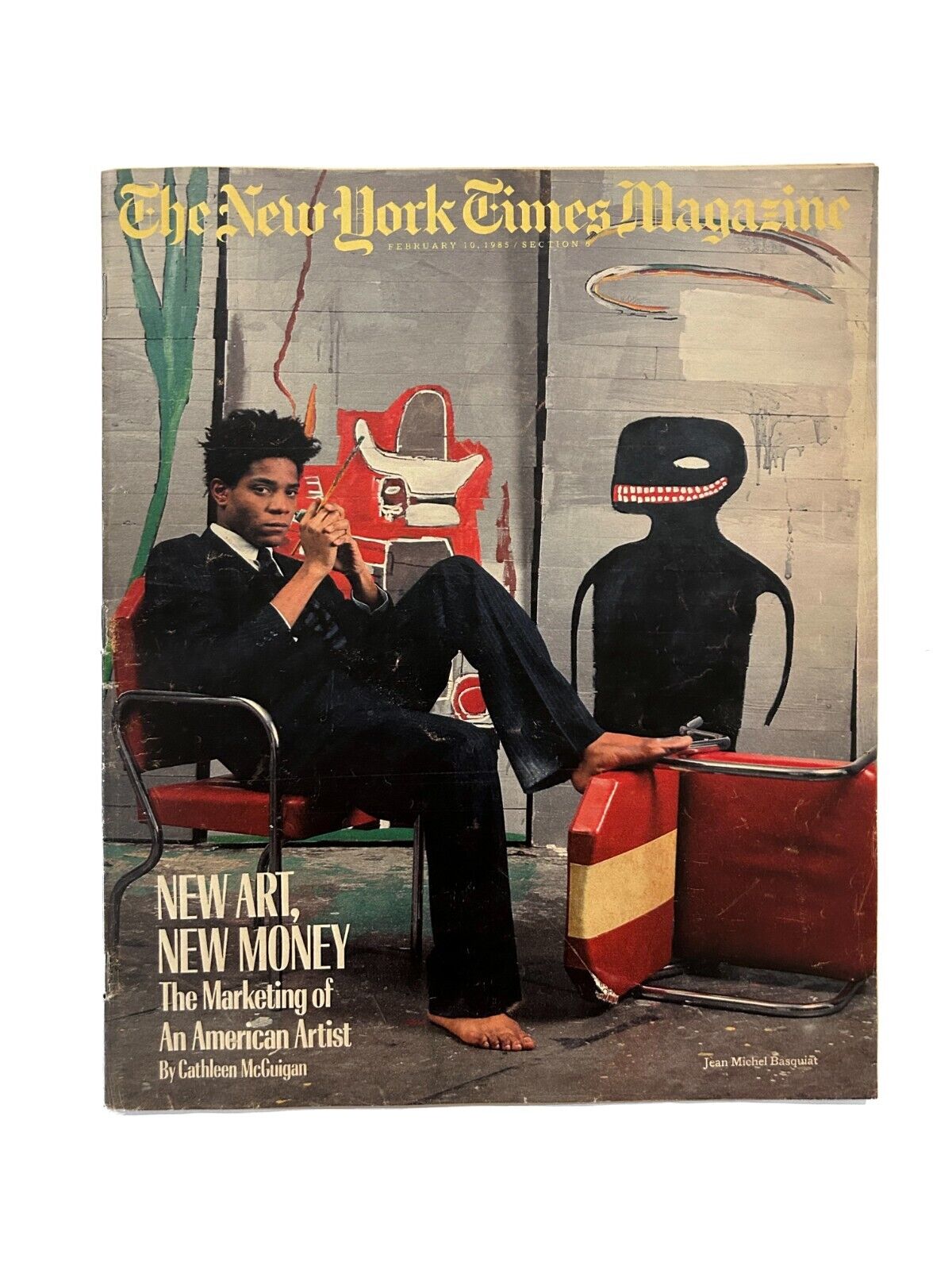 Jean Michel Basquiat  New York Times Magazine February 10, 1985 Spike Lee