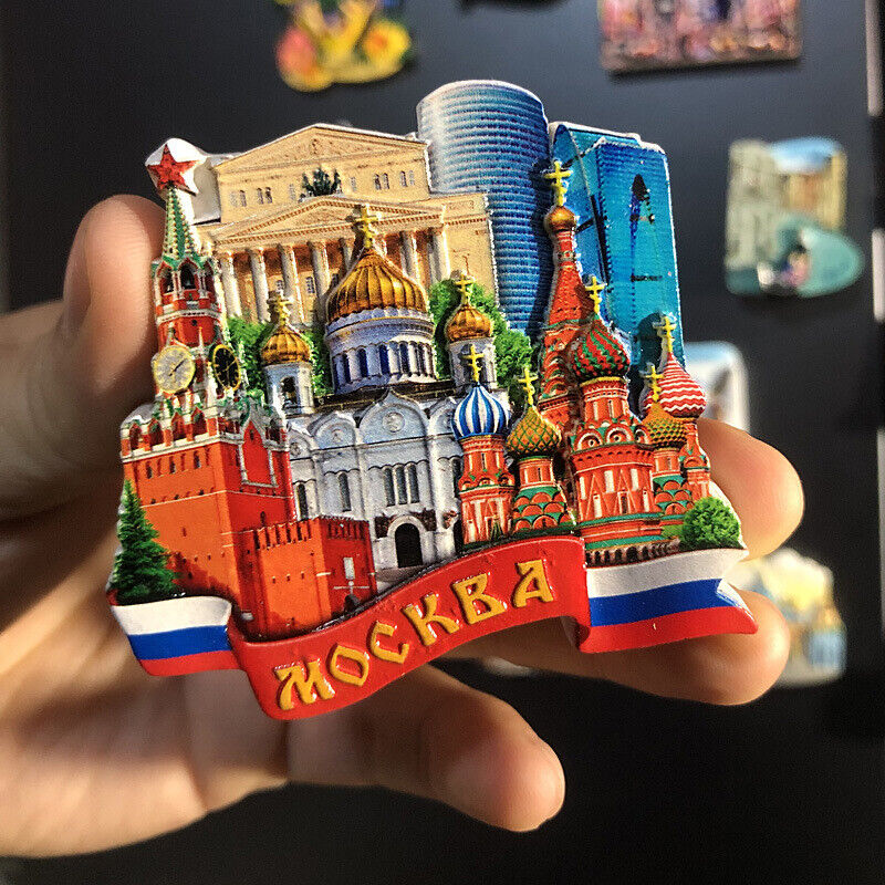 Cities Europe World Tourism 3D Resin Creative souvenir Fridge Magnet H3
