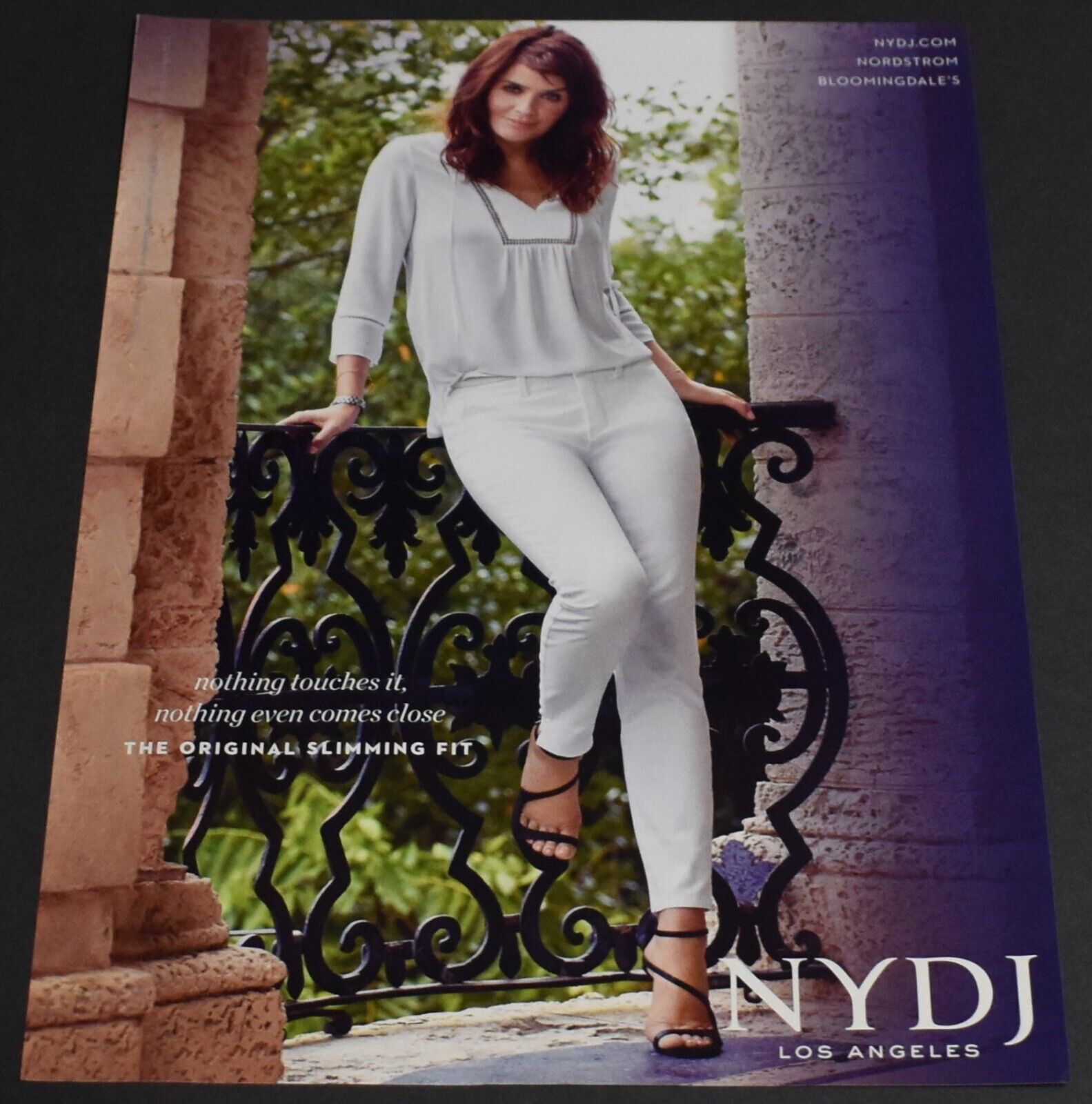 2014 Print Ad Sexy Heels Long Legs Fashion Lady Red Head NYDJ Beauty Style art