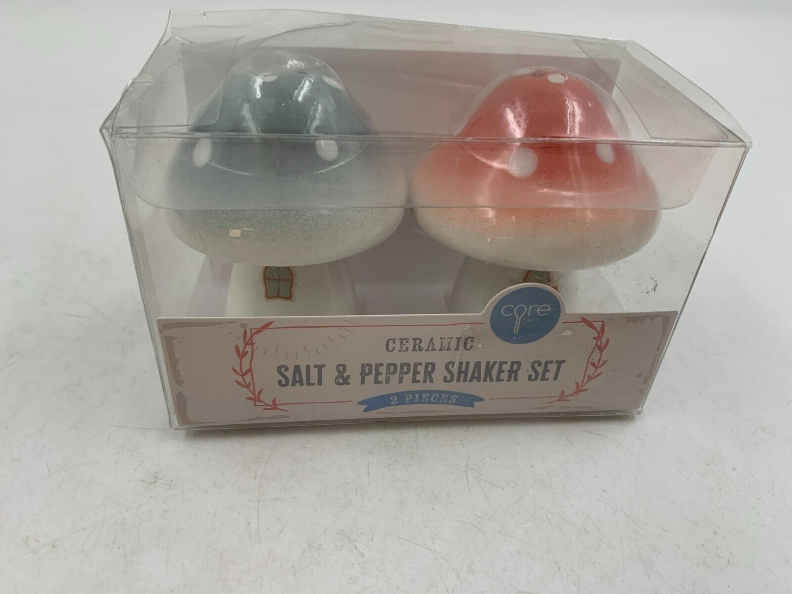 Core Ceramic 3.5in Mushroom Salt + Pepper Set AA01B37024