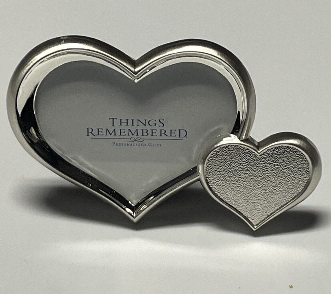 New Things Remembered Beautiful Mini Heart Frame Wedding Baby Shower Gift Silver