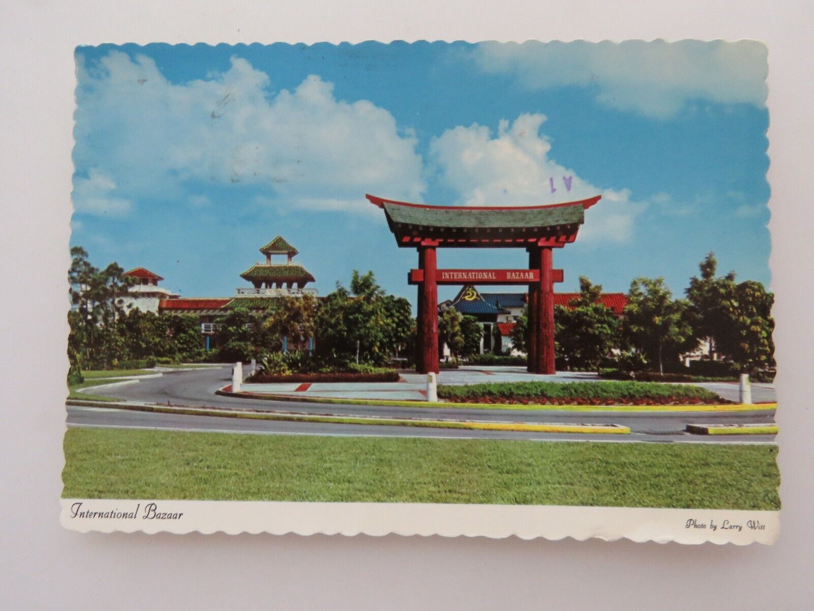 1976 Vintage Postcard International Bazaar #9274