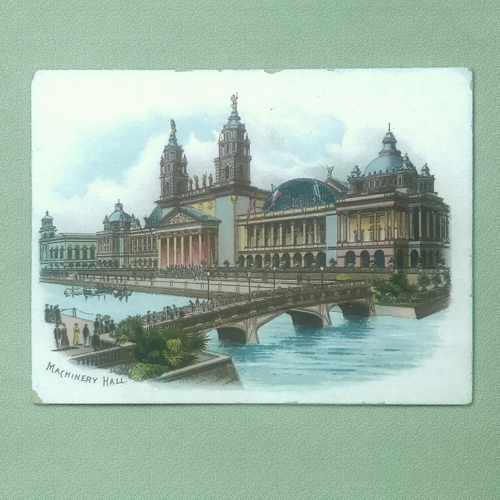 1893 TRADE CARD IMPERIAL STEEL BAR LEVER HARROW, CHICAGO COLUMBIAN WORLD\'S FAIR