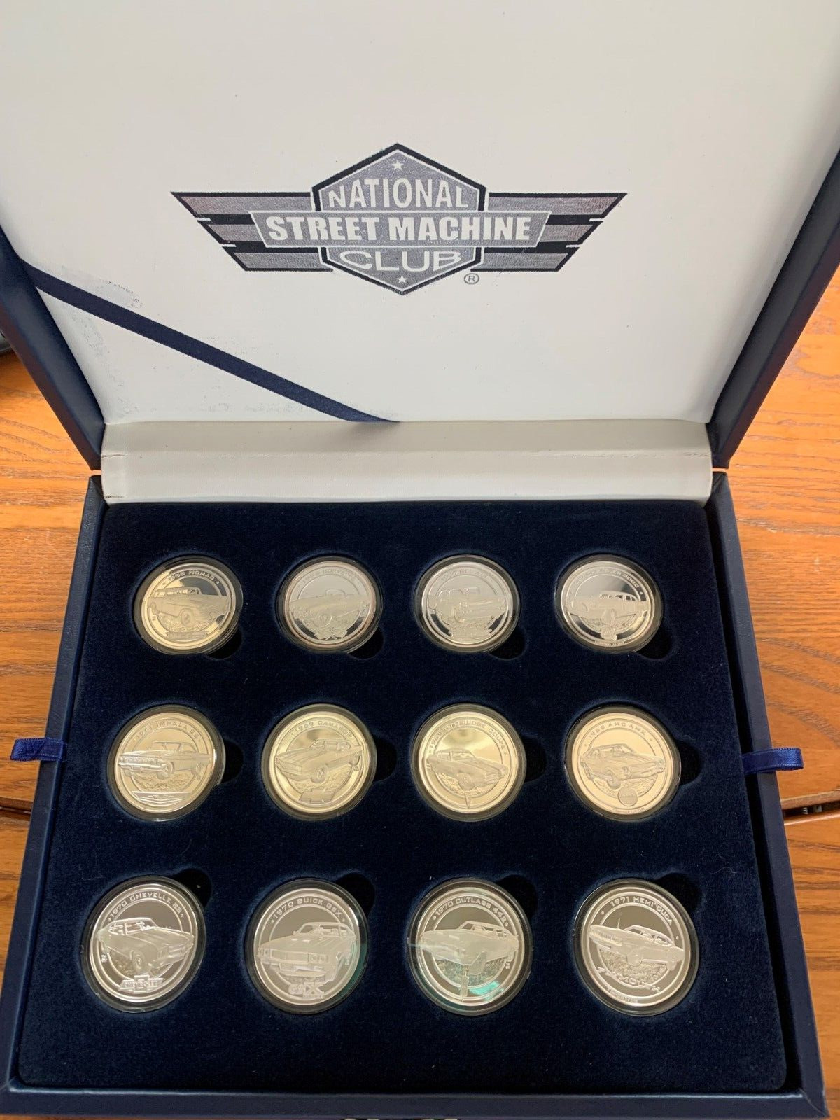 STREET THUNDER SILVER -PLATED PROOF COIN SERIES  12 COINS